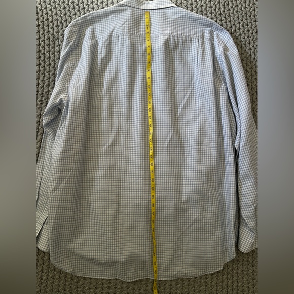 Brioni Button Down Shirt 3XL Blue - Picture 9 of 10